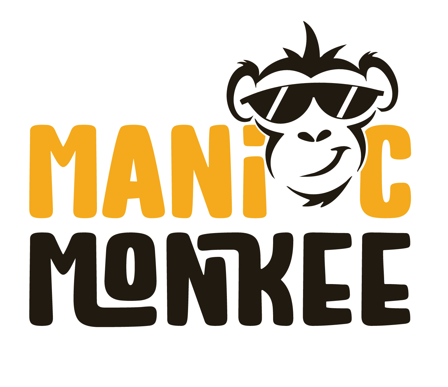 manic monkee logo
